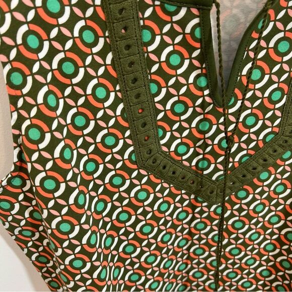 NWOT C. Wonder Regular Printed Knit Midi Dress in Olive | Size S - Picture 11 of 15